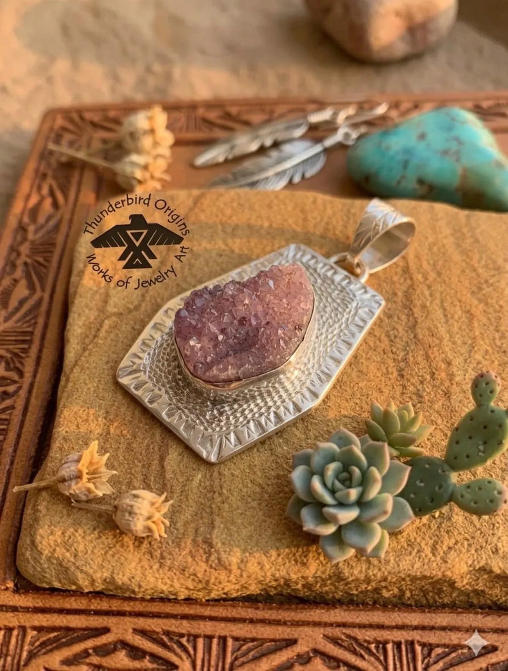 Amethyst & Sterling Silver Pendant-In Stock!